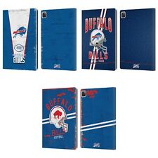 OFFICIAL NFL BUFFALO BILLS LOGO ART LEATHER BOOK WALLET CASE FOR APPLE iPAD picture