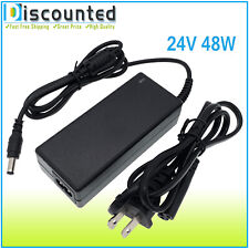 24V DC 2A Power Supply Adapter 100-240V AC Input 24 VDC 2Amp Output 5.5mm picture