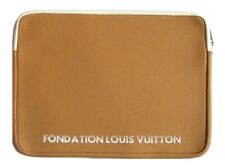 FONDATION LOUIS VUITTON Laptop Sleeve Case Bag Camel 27cmx36cmx1.5cm New Japan picture