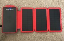 NO BOX - POWOBEST Solar Phone Charger Cell Power Bank High Speed 20000mAh picture