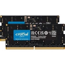 Crucial 32GB Kit 2 x 16GB 262-Pin DDR5 SODIMM 5600 PC5 44800 Laptop Memory picture