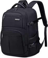 Otevan Travel Backpack for Men Women,45L Carry On Flight Black  picture