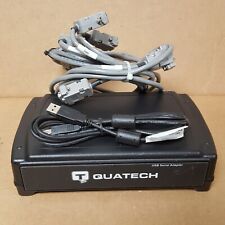 Quatech ESU2-400 8 Port Serial Adapter 990-3025-06L-G w/ 3 Cables & 1 USB -USED- picture