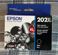Epson 202XL T202XL120 Black Ink Cartridge EXP 08/2023 (Factory Sealed) picture