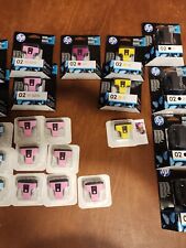 LOT OF 24 ALL NEW SEALED - HP 02 Magenta/Light/Cyan/Black/Yellow Ink Cartridges picture
