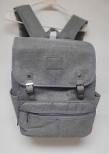 HFSX Backpack Bookbag Laptop Bag for Men Women Vintage Grey Back Pack EUC picture