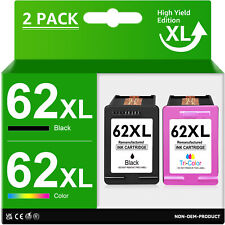 XXL 62XL Black Color Ink Cartridges for 62 HP Envy 5660 7640 7645 OfficeJet 5740 picture