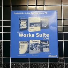 Microsoft Works Suite 2003 Software CD - Comes With Product Key picture