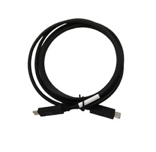 6Ft E-mark USB-C Cable Cord for HP Elite USB-C G1 dock USB C to C Black picture