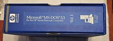 Hewlett Packard Microsoft MS-DOS 3.3 Software Retail Pkg. W/ Floppies & Manual picture