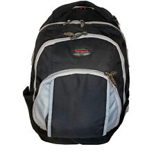 Targus Black/Grey Backpack Laptop Padded  Bag Multi Pocket VINTAGE picture