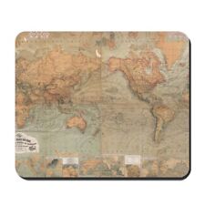 CafePress Vintage Map Of The World (1870) Mousepad  (1550567090) picture