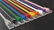 Cat6 550MHz patch cable with boot 6in 1ft 2ft 3ft 5ft 6ft 7ft 10ft Lot of 1,5,10 picture