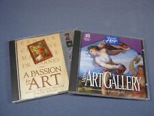 Microsoft Art Gallery 1994 Corbis Passion For Art 1995 VINTAGE WINDOWS Software picture