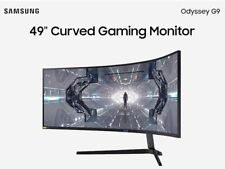 SAMSUNG 49” Odyssey G9 Gaming Monitor Curved QLED Dual QHD 240Hz NEW  picture