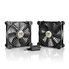 AC Infinity MULTIFAN S7 Quiet Dual 120mm USB Fan for Receiver DVR Playstatio... picture