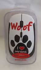 Woof I Love My Dog Wireless Mouse picture