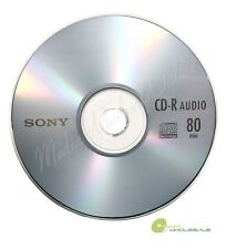 10 SONY Blank Music CD-R CDR Branded 80min Digital Audio Disc in paper sleeves picture