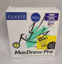 Claris MacDraw Pro New Sealed Vintage Software Apple Mac Macintosh Graphics   picture
