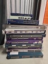 Set Of 12 Switches Routers Netgear And Cisco picture