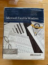 VINTAGE SEALED MICROSOFT EXCEL 2.1 for Windows picture