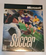 Rare Vintage Microsoft Soccer Windows 95 (BRAND NEW SEALED BIG RETAIL BOX) picture