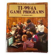 TI-99/4A Game Programs VTG 1983 1st Edition Book Texas Instruments F. Holtz picture
