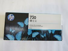 New Genuine HP DesignJet 730 Gray Ink Cartridge - P2V72A APR 2023 picture