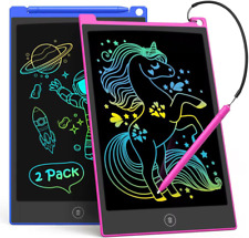 2 Pack LCD Writing Tablet, 8.5 Inch Colorful Doodle Board Drawing Tablet for Kid picture