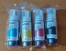New set of Genuine Epson EcoTank  bottles. All sealed  picture