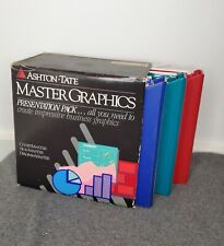 Vintage PC software ASHTON TATE MASTER GRAPHICS chart sign diagram layout design picture