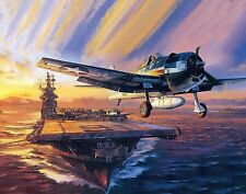 WWII Plane Taking Off Carrier  Mouse Pads Stunning Photos picture