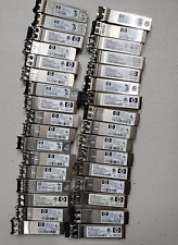 Lot of 33 HP 8G SW FC SFP+ AJ718A Transceivers picture