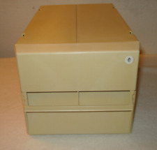 VINTAGE FELLOWES BOX 5 1/4 FLOPPY DRIVE 5.25” DISK TRAY STORAGE MADE IN ITALY picture