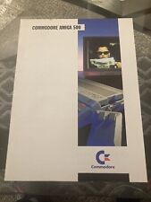 Vintage Commodore Amiga Dealer advertising glossy color 2-sided 8x10 flyer A500 picture