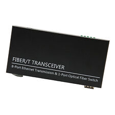 Ethernet Fiber Media Converter 1 Optical Port 8 Electrical Port 10 100M SFP ACM picture