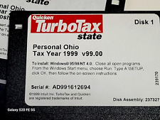 Personal 1999 Tax Year TurboTax OHIO State 3.5