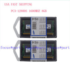 USA 16GB 2x8GB PC3-12800S DDR3 1600MHz 204pin Sodimm Laptop Memory Ram 1.5V picture