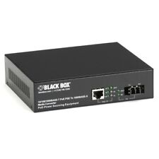 Black Box LPS5000 10/100/1000bt POE Fiber Media Converter LPS500AMMLCR2 picture