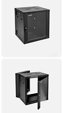 NavePoint 12U Wall-Mount Network Rack Cabinet Enclosure, 450mm Depth, UnHinged picture