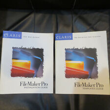 Vintage Apple Macintosh Claris Filemaker Pro 3-piece Manual Set picture