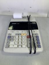 SHARP Electronic Calculator EL-2192RII 12 Digit 2 Color Printer - NG H2F picture
