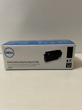 NEW SEALED BOX  Genuine Dell 1250/1350/1355/C1760 Black Toner Cartridge 810WH picture