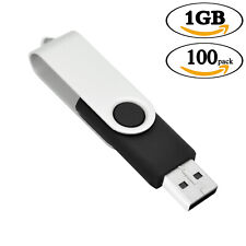 Wholesale Lot 10/20/50/100PCS Black Swivel 1GB USB Memory Sticks Flash Pen Drive picture