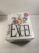 Microsoft Excel 4.0 for Windows Box Set SEALED Promotional Sample Not For Resale picture