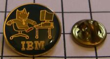 IBM COMPUTER OLYMPICS BARCELONA 92 COBI MASCOT ROUND vintage PIN BADGE picture