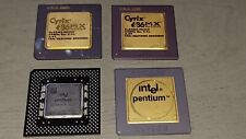 Lot of 4 Vintage Intel and Cyrix Cpu's , All Tested picture