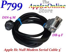 ✅ 🍎 Apple IIc ADTPro Serial Null Modem Cable for ADTPro  5-ft picture