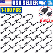1-100PCS USB3.0 AM to Micro-B Mobile Hard Disk Hard Drive Data Cable Cord 5G Lot picture