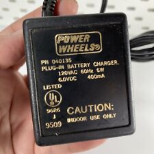 Genuine Power Wheels Plug In Battery Charger Type H 040135 6V 400mA 100% Working picture